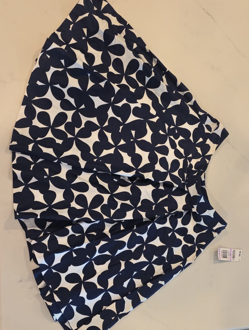 NWT INC International Concepts Butterfly Pleat A-Line Skirt Size 6